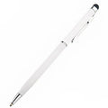 2-in-1 Stylus & Ballpoint Pen for Touchscreen Devices – Black Stylus Ballpoint Pen PLUSH White