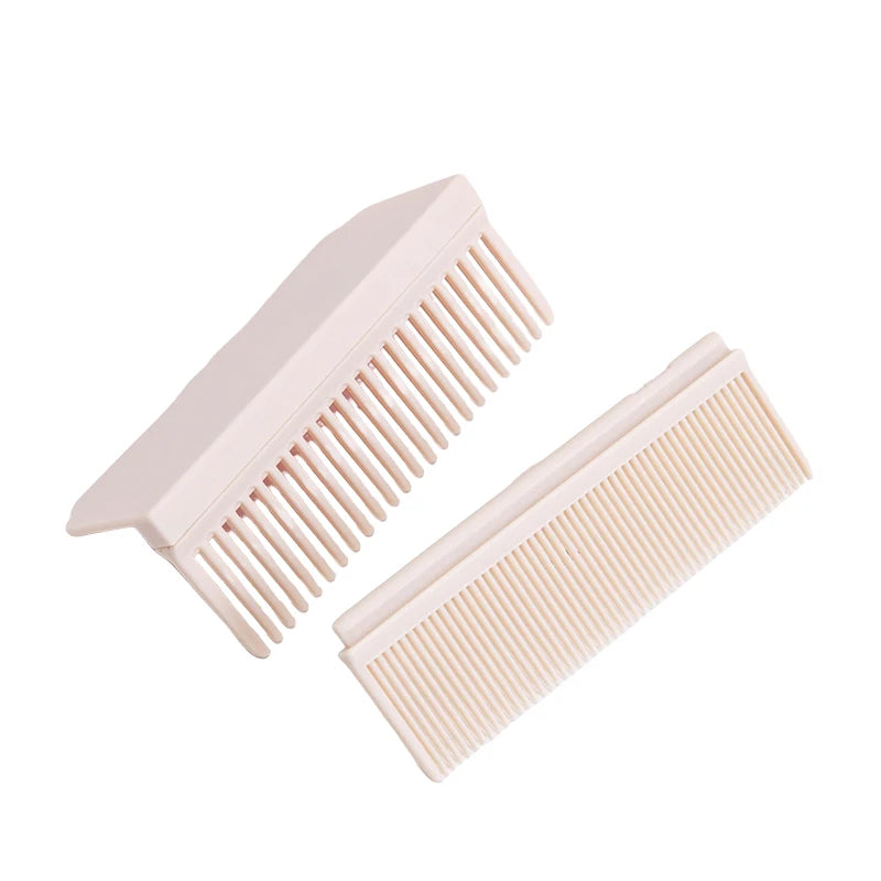 Flat Iron Comb Attachment – Clip-On Hair Straightener Comb Hair Styling Accessory PLUSH Skin white