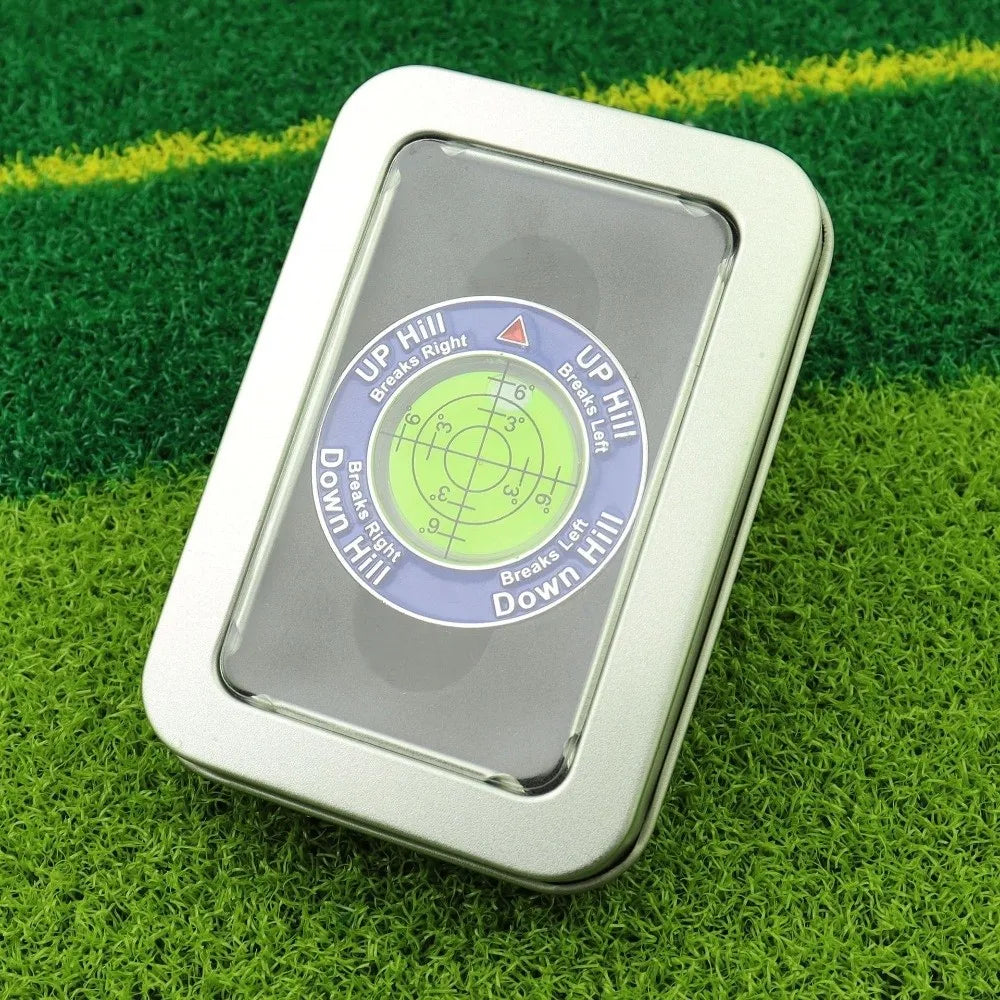 Golf Ball Marker Spirit Level – High Precision Putting Tool Golf Training Aid PLUSH