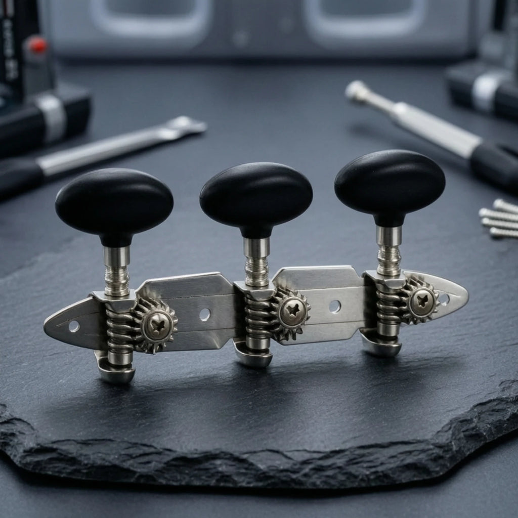 Classical Guitar Tuning Machines Chrome Pegs + Screws | Tooyful Guitar Tuning Pegs PLUSH