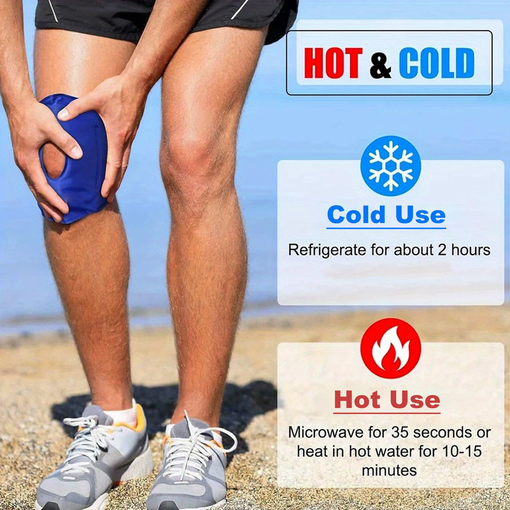 Reusable Knee Ice Gel Pack – Hot & Cold Therapy Wrap Cold Therapy Wrap PLUSH