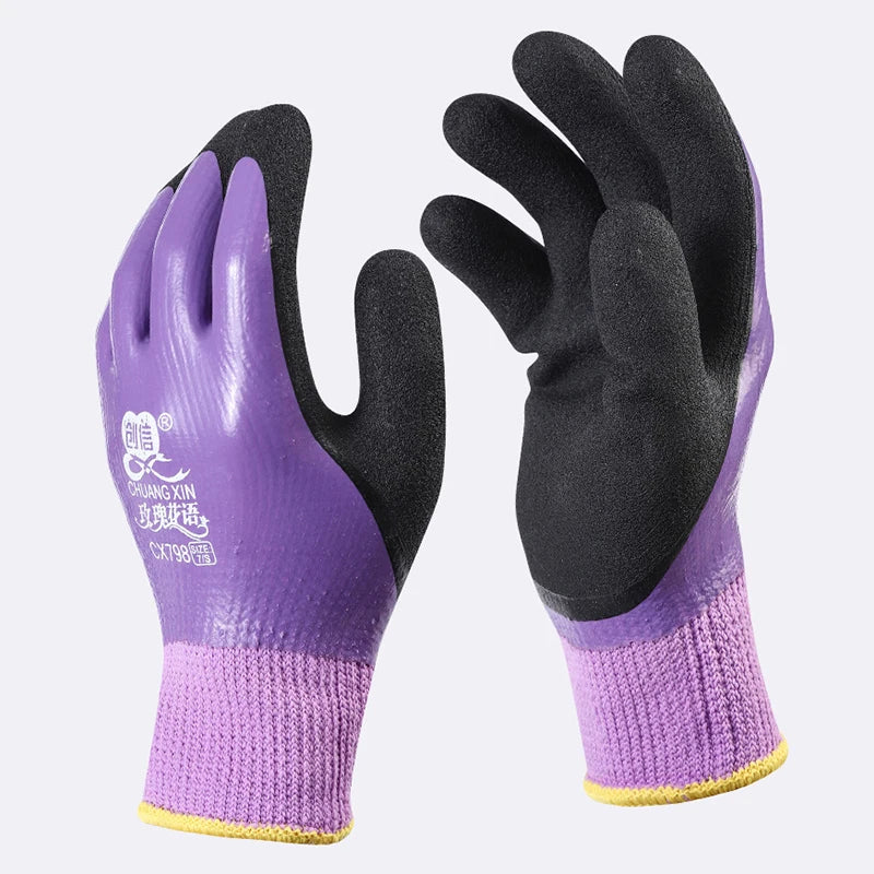 KOQZM Windproof Thermal Gloves -30°C Velvet Lined Unisex Thermal Winter Gloves PLUSH