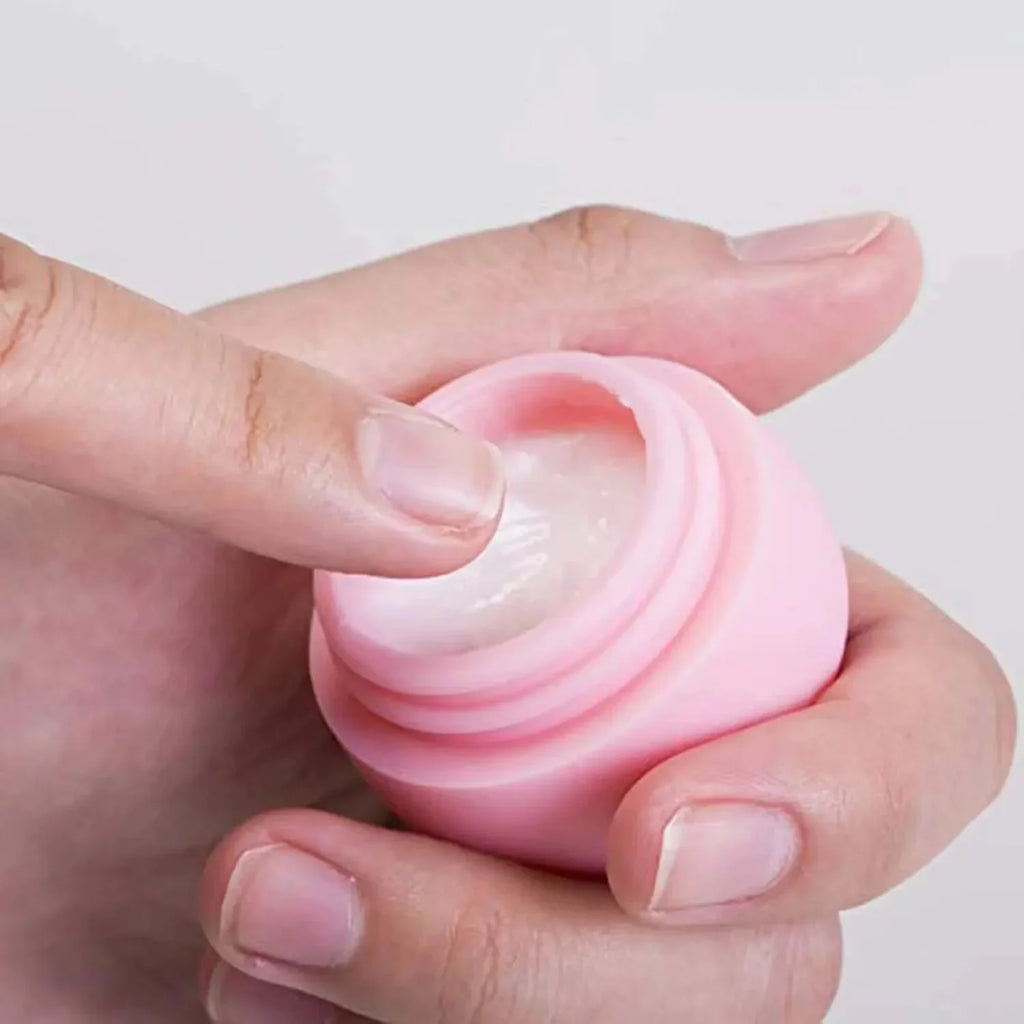 25ml Silicone Travel Cosmetic Jar – Refillable Cream Container Travel Cosmetic Jar PLUSH