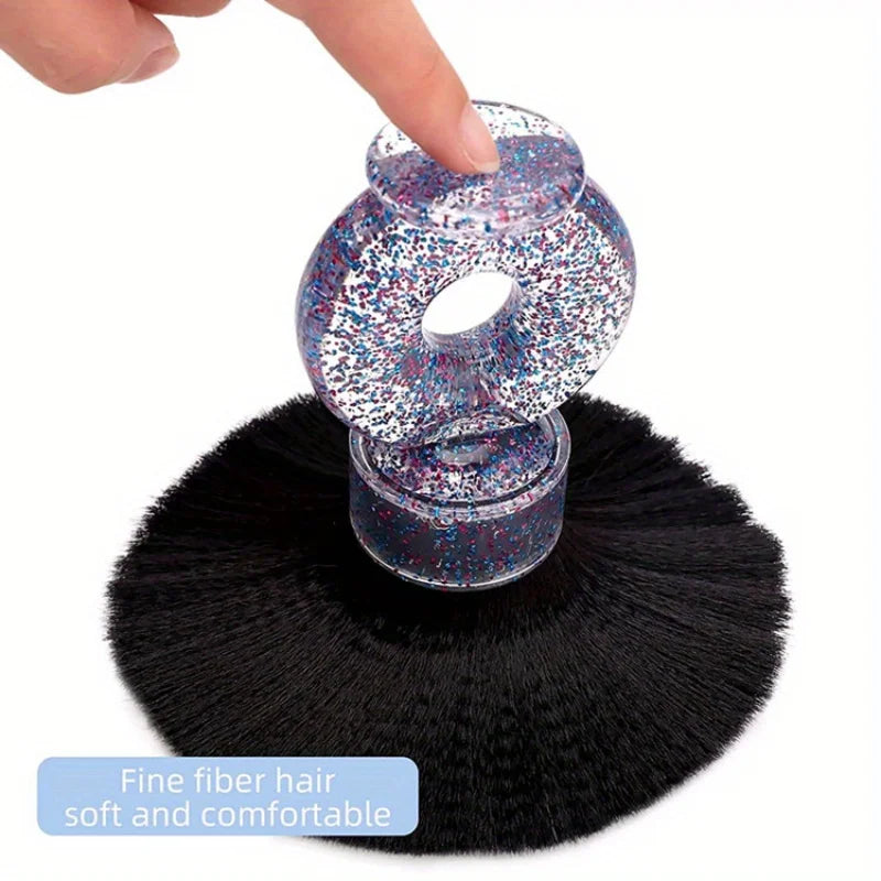 Barber Neck Duster Brush – Ring Handle Hair Cutting Cleaner Barber Neck Brush PLUSH