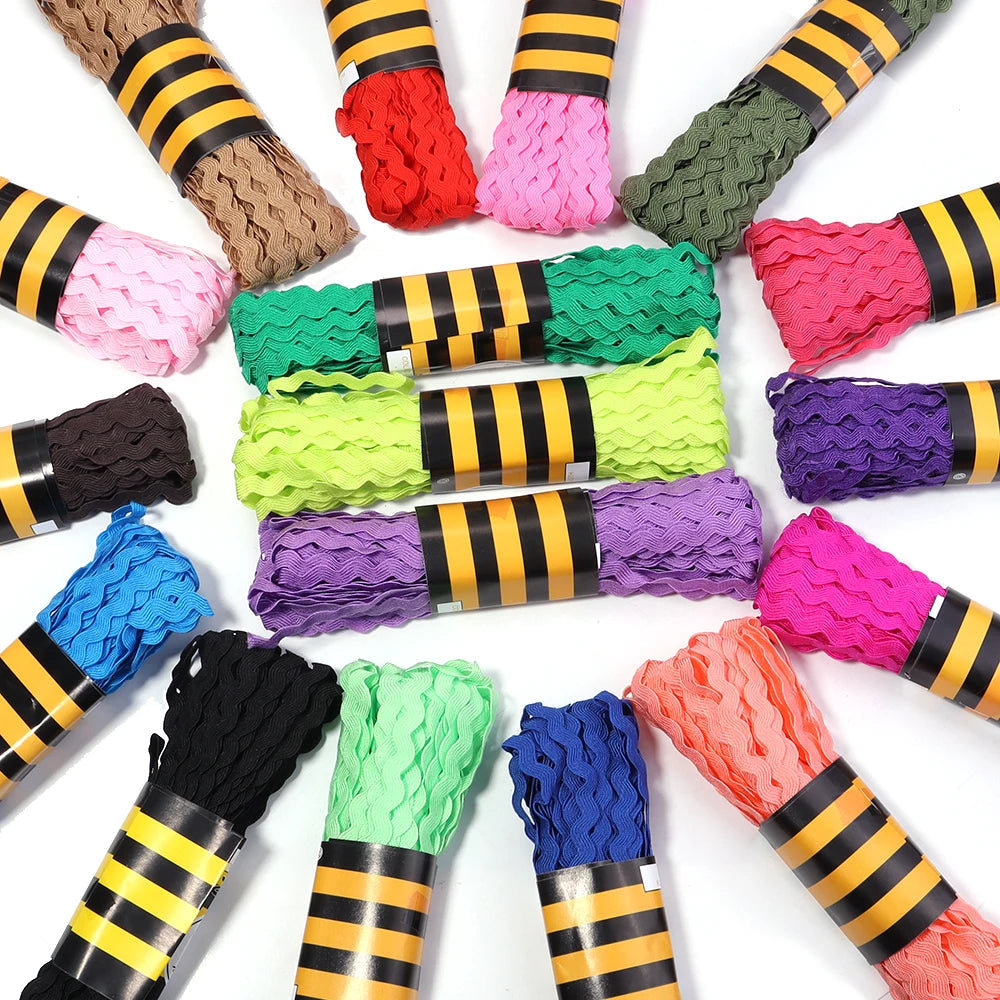 15 Yards 5cm Ric Rac Zig Zag Trim Ribbon – DIY Craft Sewing Ric Rac Trim Ribbon PLUSH
