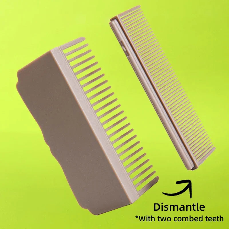 Flat Iron Comb Attachment – Clip-On Hair Straightener Comb Hair Styling Accessory PLUSH