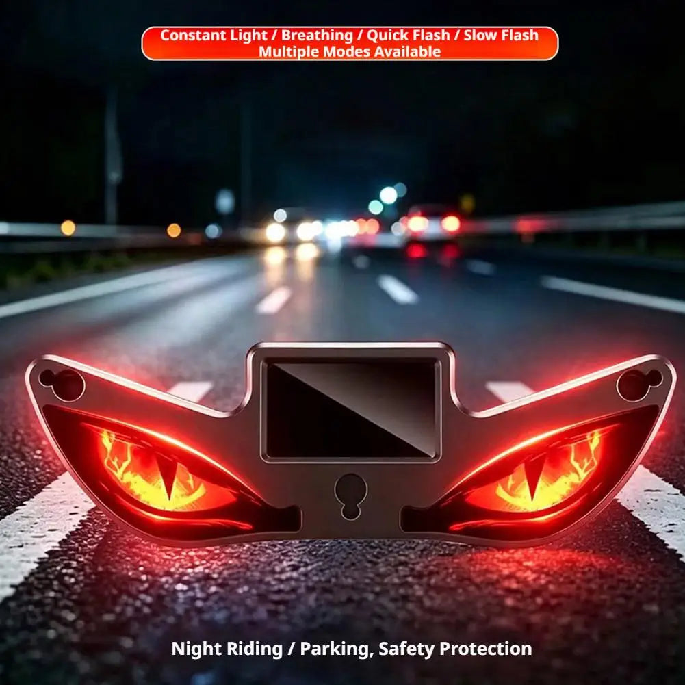 Solar LED Car Warning Light – Dynamic Big Eye Suction Cup LED Car Warning Light PLUSH