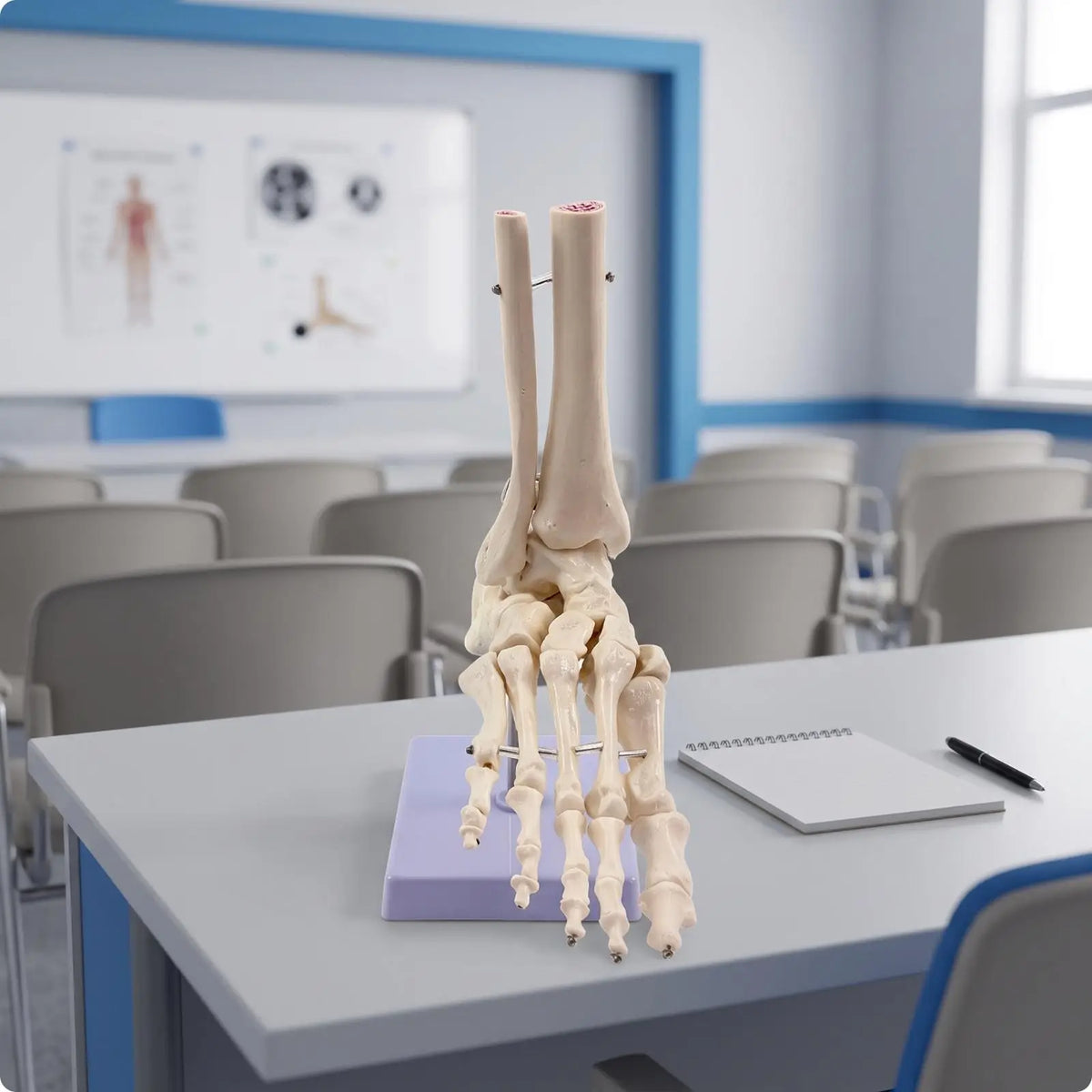 Human Foot & Ankle Anatomy Model – Desktop Teaching Aid Anatomy Teaching Model PLUSH DynamicwoLigaments