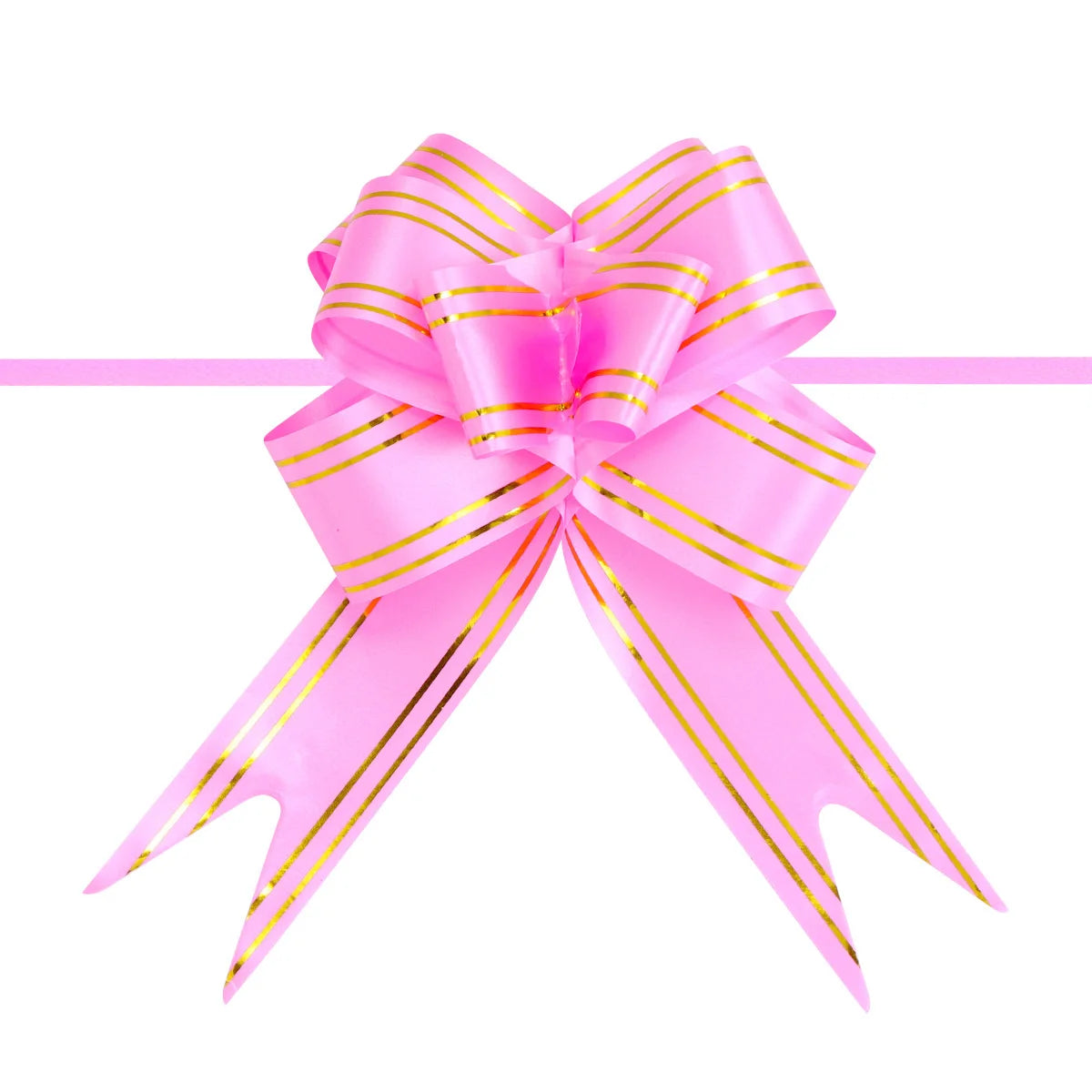20pcs Pull Flower Bow Ribbons – Colorful Gift Wrap Decoration Gift Wrap Bows PLUSH Deep Pink