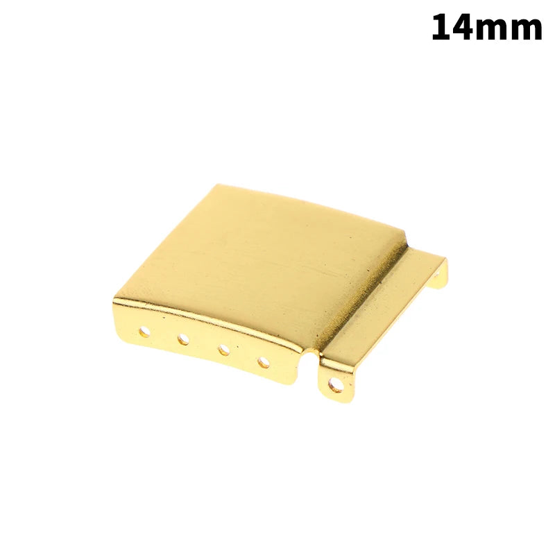 Universal Watch Band Clasp Extender 12–24mm Steel Gold Silver Watch Band Extender PLUSH 14MM Gold