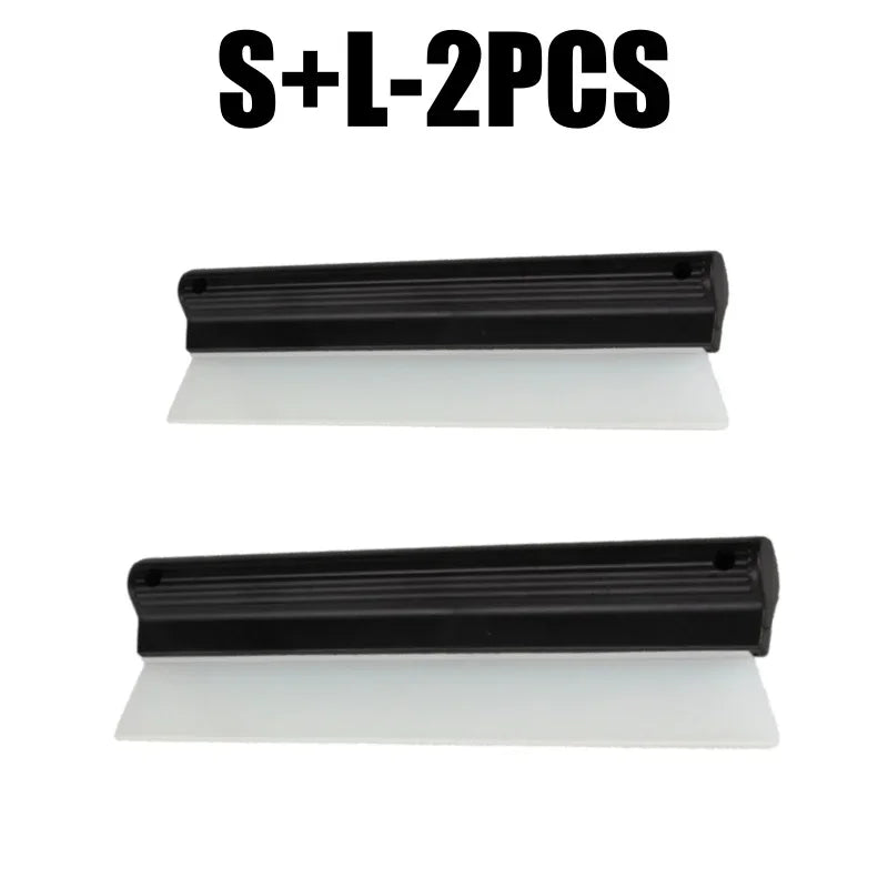 Soft Silicone Squeegee Car Wrap Tool – Window Wiper & Scraper Car Detailing Squeegee PLUSH Mix-2PCS