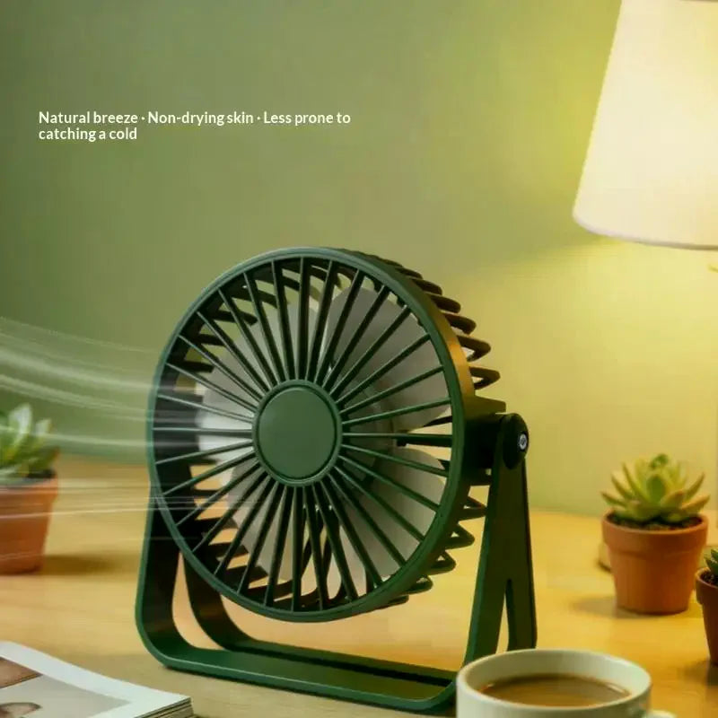 Portable Mini USB Desktop Fan – Quiet Cooling for Home & Office USB Desktop Fan PLUSH