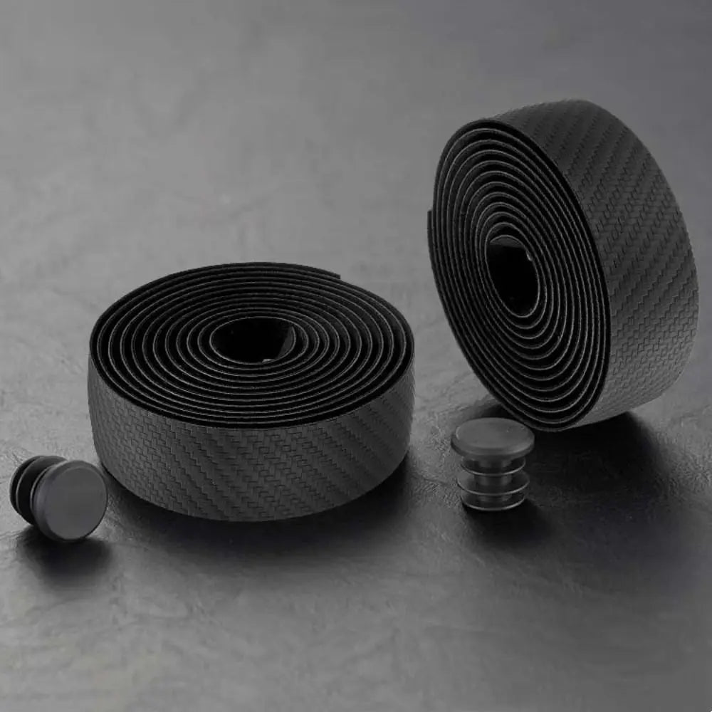 Carbon Fiber Bicycle Bar Tape – Anti-Slip EVA Handlebar Wrap Bicycle Bar Tape PLUSH