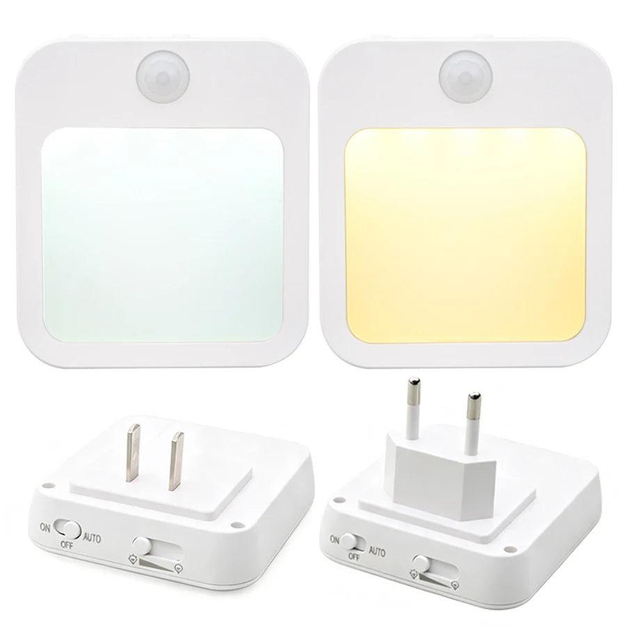 Motion Sensor LED Night Light – Dimmable Plug-In Lamp | GGBEE Motion Sensor Night Light PLUSH
