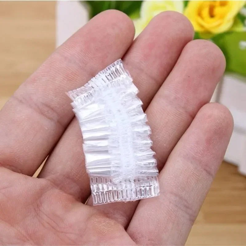 100pcs Disposable Hair Dye Ear Covers – Waterproof Earmuffs Hair Dye Accessories PLUSH