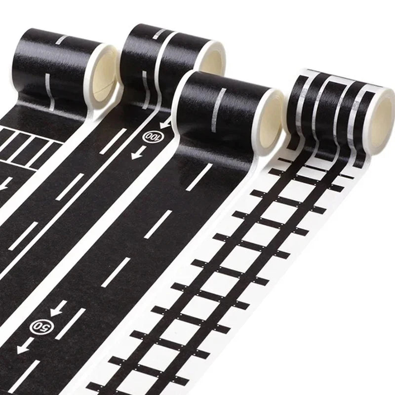 Reusable Cartoon Road Track Tape – Racing Party Decor Road Track Tape PLUSH