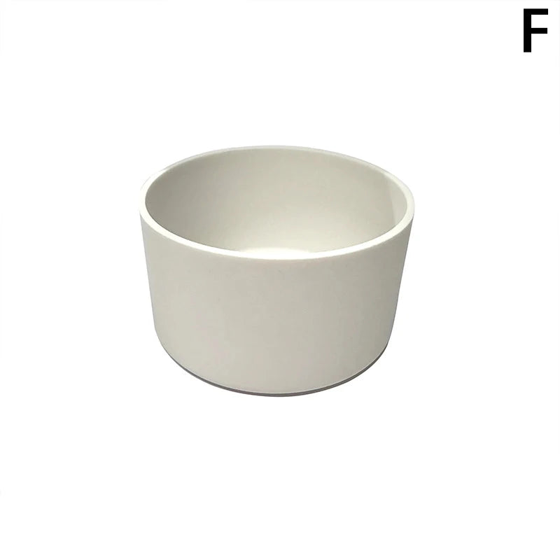 Silicone Cup Boot Bottom Cover for 40oz 30oz 20oz Tumblers Bottle Boot Sleeve PLUSH 7.5cm White