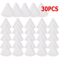 Triangle Wedge Makeup Sponge 1–30pcs | Foundation & Concealer Makeup Sponge PLUSH 30pcs