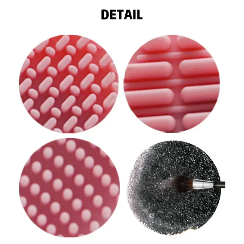 Seashell Silicone Makeup Brush Cleaner Scrubber Pad Brush Cleaner Pad PLUSH