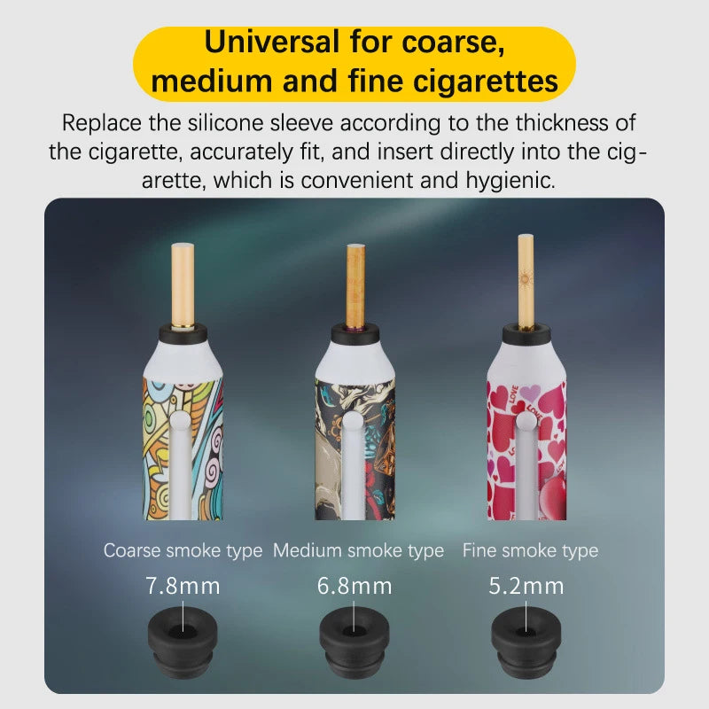 Portable Car Ashtray Smoke Sleeve – No Ash Drop | 5-Pack Car Ashtray Sleeve PLUSH
