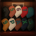 10-Piece Slip-On Golf Iron Head Covers | Numbered PU Leather Golf Iron Head Covers PLUSH New 4-9 Psax