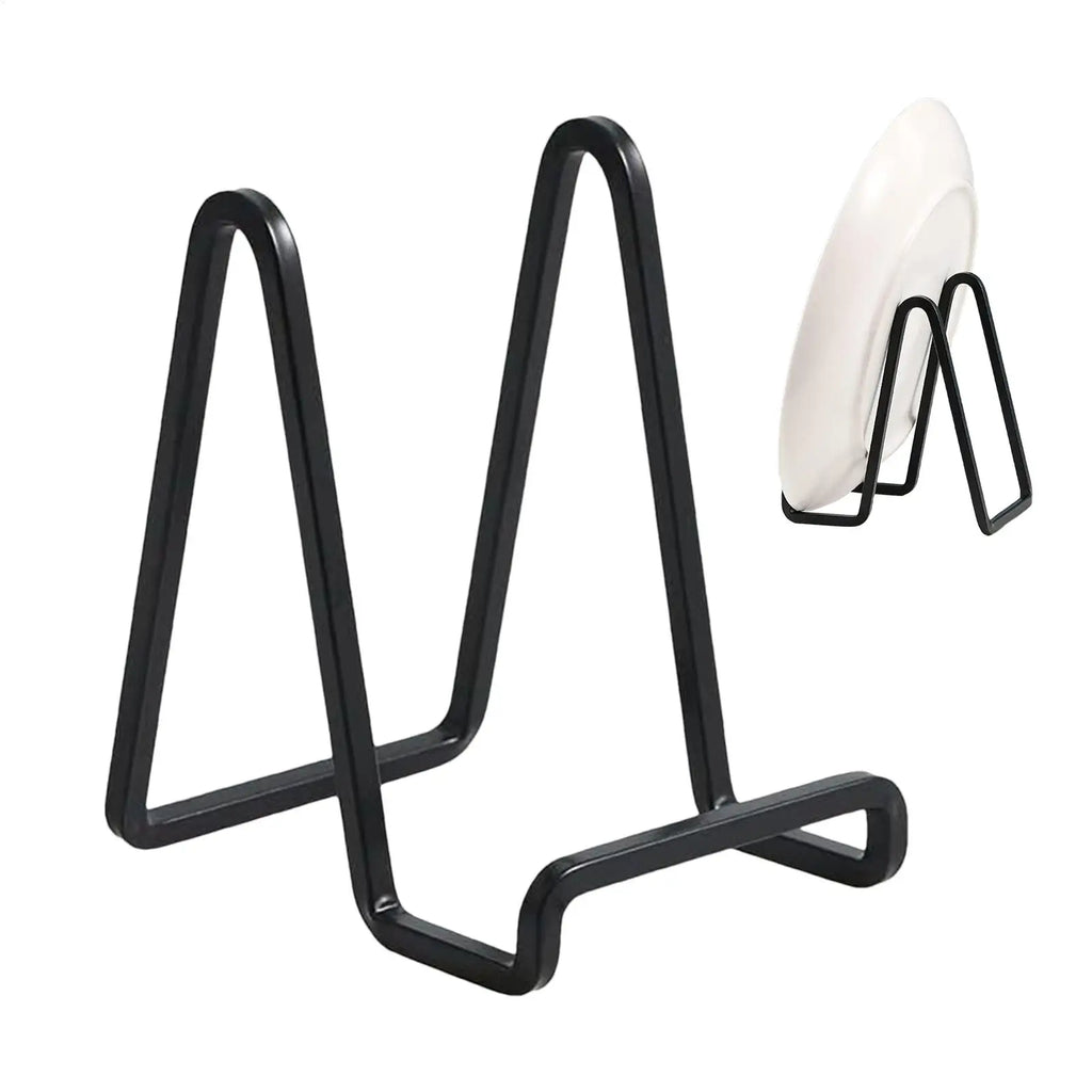 Black Metal Display Stand for Plates, Frames & Books Display Stand PLUSH