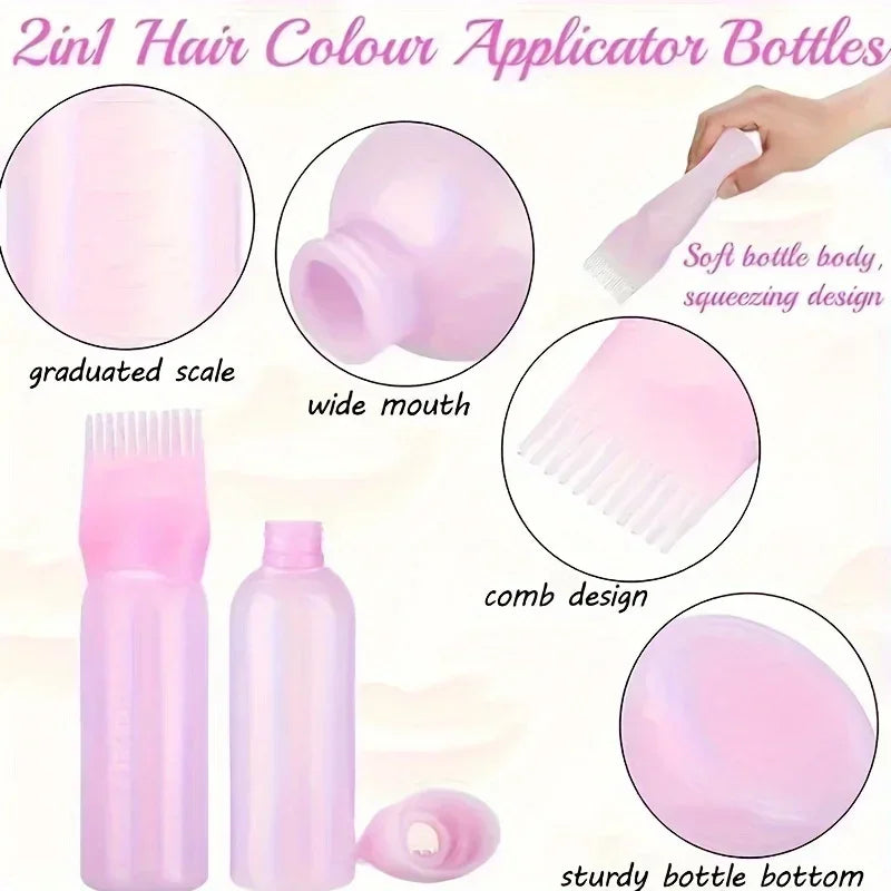 3-Piece Hair Care Set – Detangler Brush, Applicator & Scalp Massager Hair Care Tool Set PLUSH