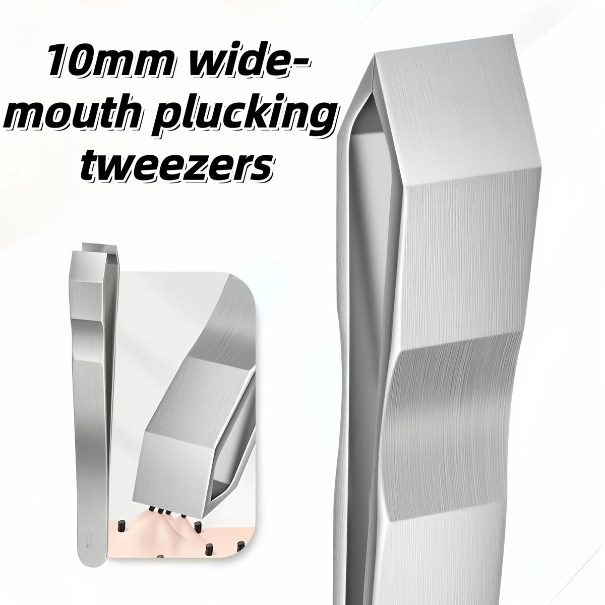 Stainless Steel Beard & Mustache Tweezers | Precision Grooming Grooming Tweezers PLUSH