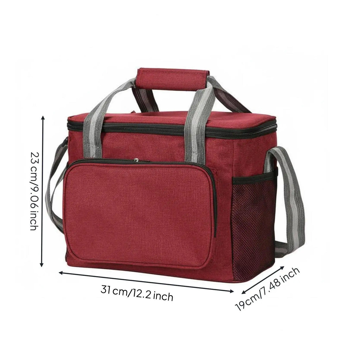 Large 15L Insulated Lunch Bag – Leak-Proof Thermal Food Tote Insulated Lunch Bag PLUSH