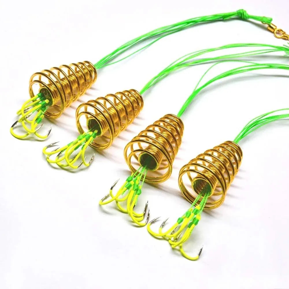 High Carbon Steel Explosion Fishing Hooks 4pcs – Barbed Hook Set Fishing Hooks PLUSH