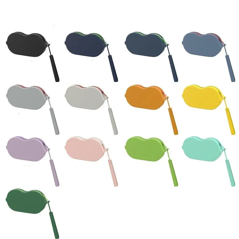 Silicone Sunglasses Case with Lanyard & Zipper – 12 Colors Eyeglass Case PLUSH