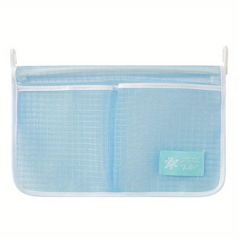 Refrigerator Hanging Storage Bag – Polyester Kitchen Organizer Kitchen Hanging Organizer PLUSH S blue