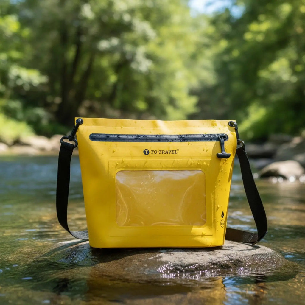 Waterproof Sling Dry Bag 2.5L – IPX7 with Touchscreen Window Waterproof Dry Bag PLUSH