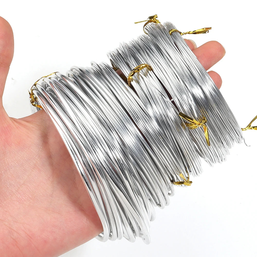 Silver Anodized Aluminum Wire Coil – DIY Jewelry & Crafts Jewelry Craft Wire PLUSH