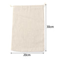 Jute Linen Drawstring Bags – Jewelry & Gift Pouches 5-10pcs Jewelry Gift Pouches PLUSH 20x30cm 5pcs
