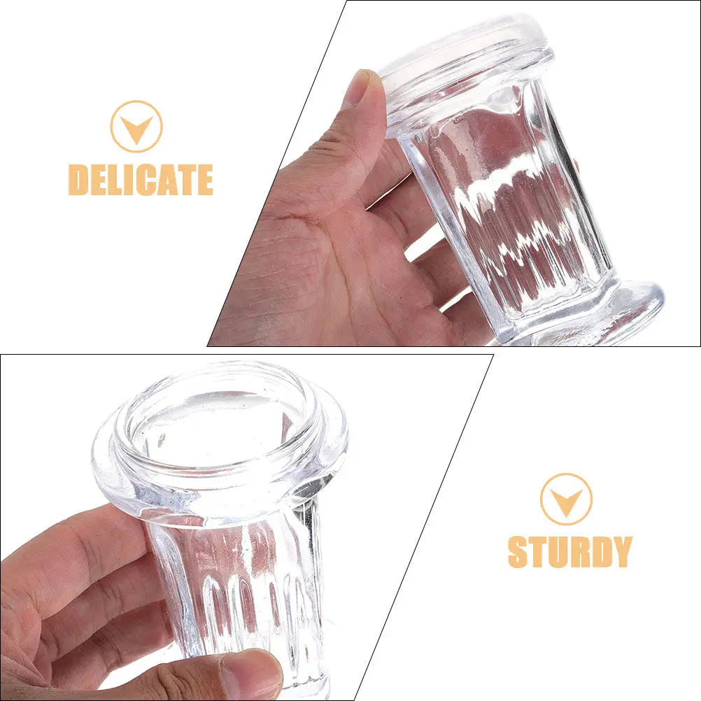 2-Pack Clear Glass Slide Staining Jars | Lab Specimen Tanks Lab Staining Jars PLUSH