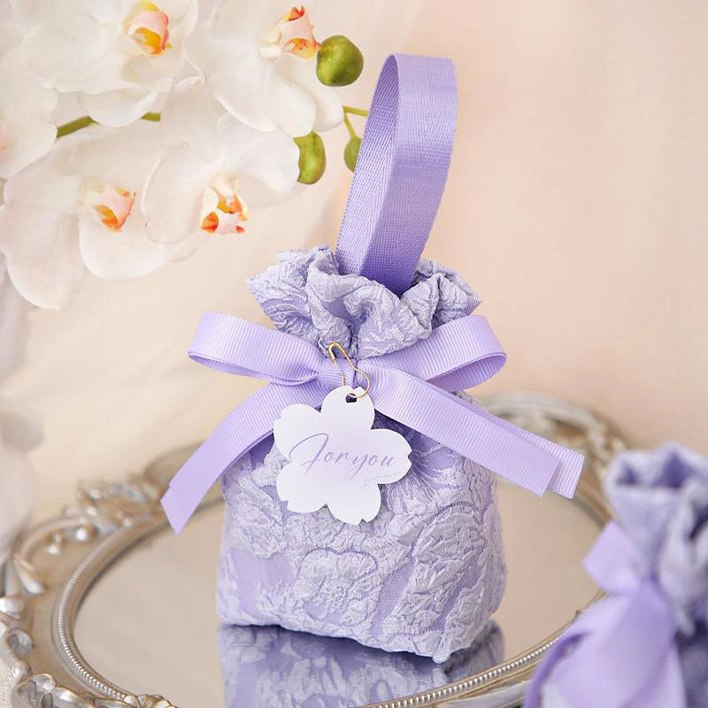 Fabric Tassel Drawstring Candy Bags – Wedding & Party Favors Party Favor Bag PLUSH