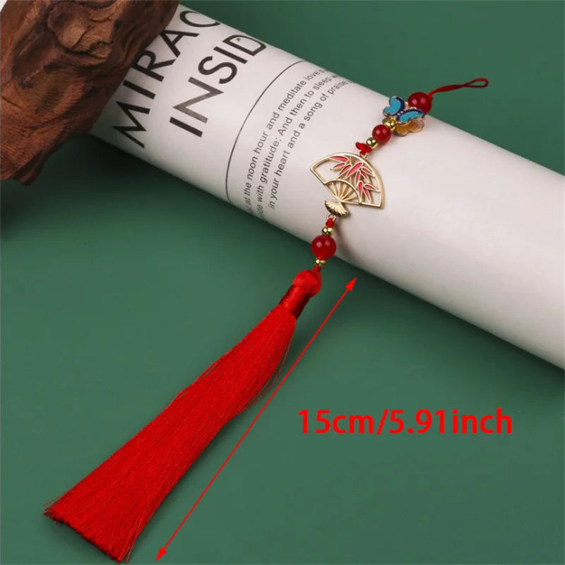 Hanfu Tassel Decoration – Antique Fan Cheongsam Trim | 30cm Garment Tassel Trim PLUSH