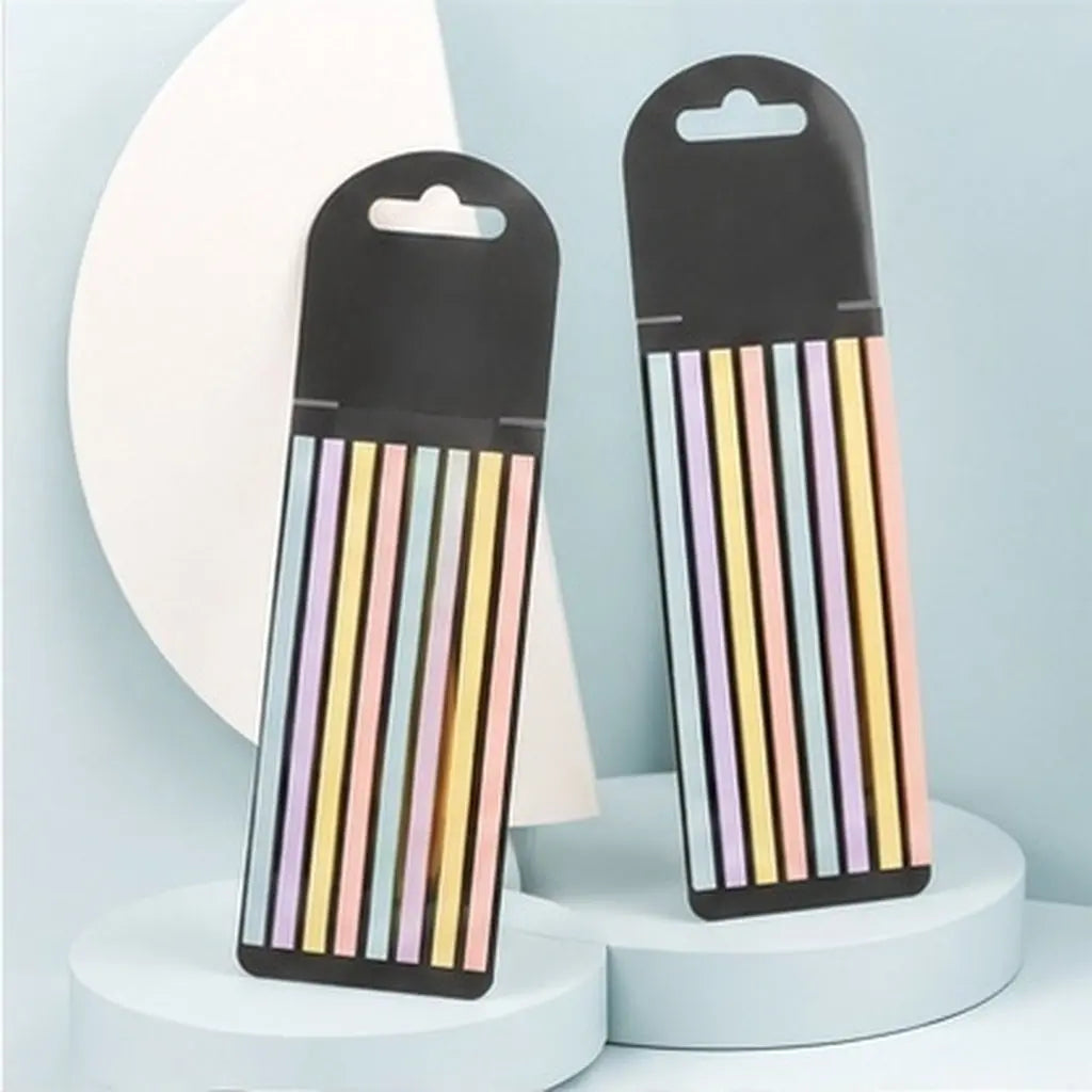 Transparent Sticky Reading Strips & Colored Tabs – 2 Bags Book Annotation Tabs PLUSH
