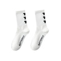 Women's Butterfly Print Mid-Crew Socks – Spring Summer Knit Mid-Crew Socks PLUSH White-Heel-1Pair One Size