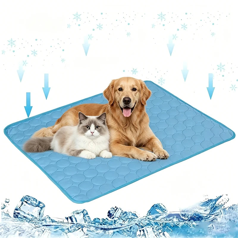 Pet Cool Mat – Breathable Mesh Dog & Cat Cooling Pad Pet Cooling Mat PLUSH