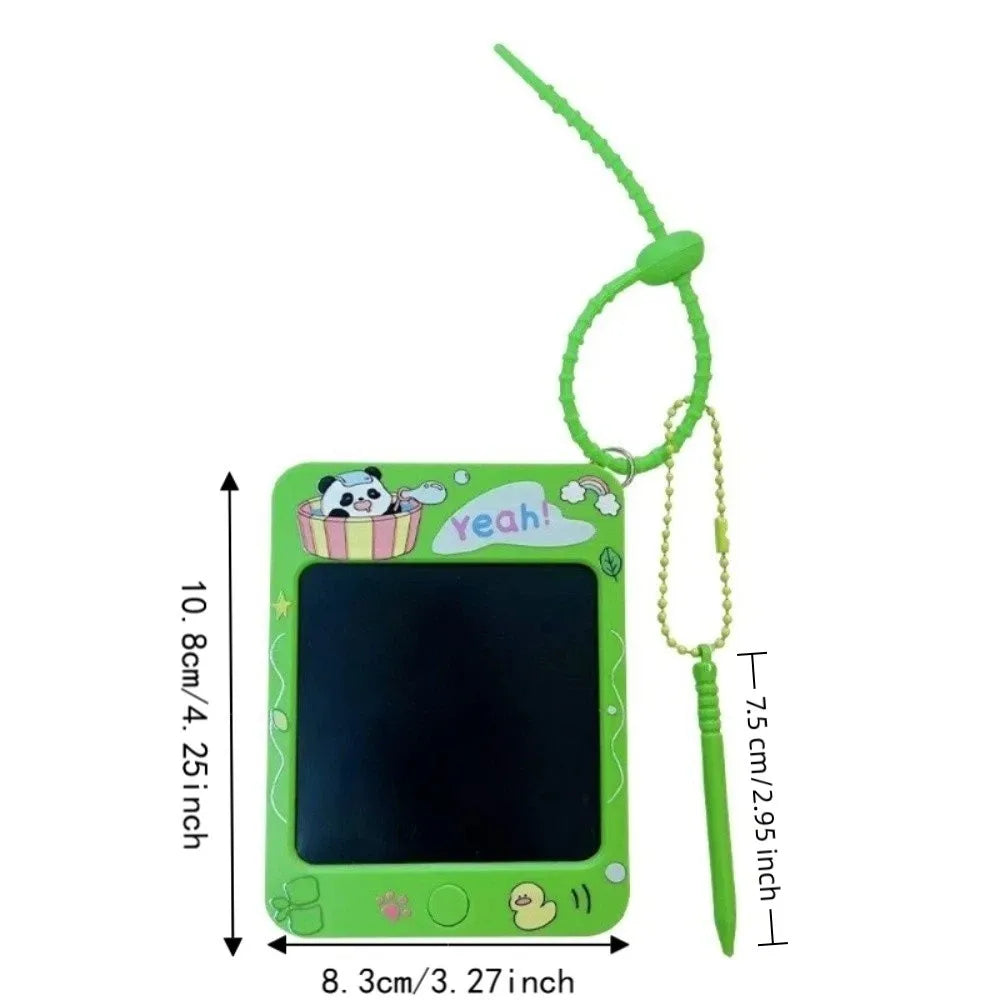 Reusable Keychain Mini Doodle Board – One-Click Clear Writing Mini Doodle Board PLUSH