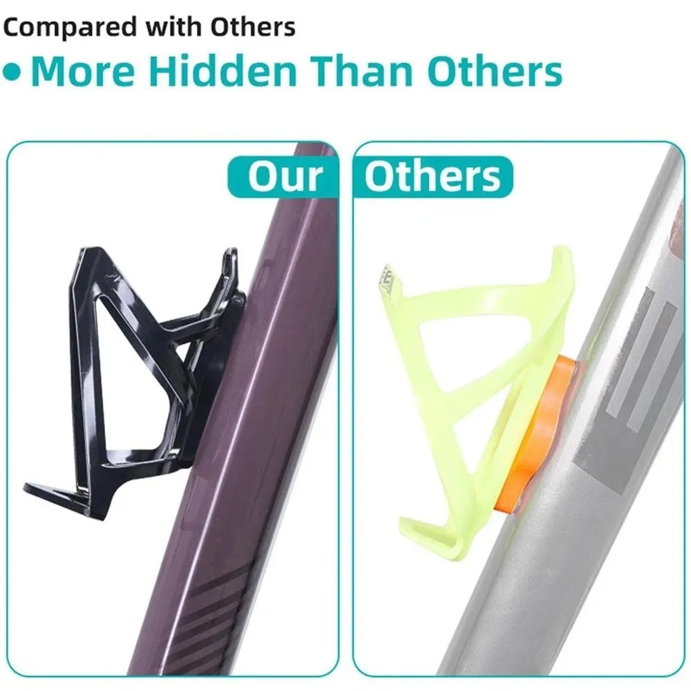 Ultralight Bike Bottle Cage with Hidden Tracker Compartment Bike Bottle Cage PLUSH