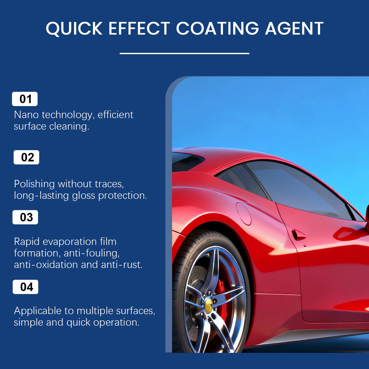Car Ceramic Nano Coating Spray – Hydrophobic Paint Protection Ceramic Coating Spray PLUSH