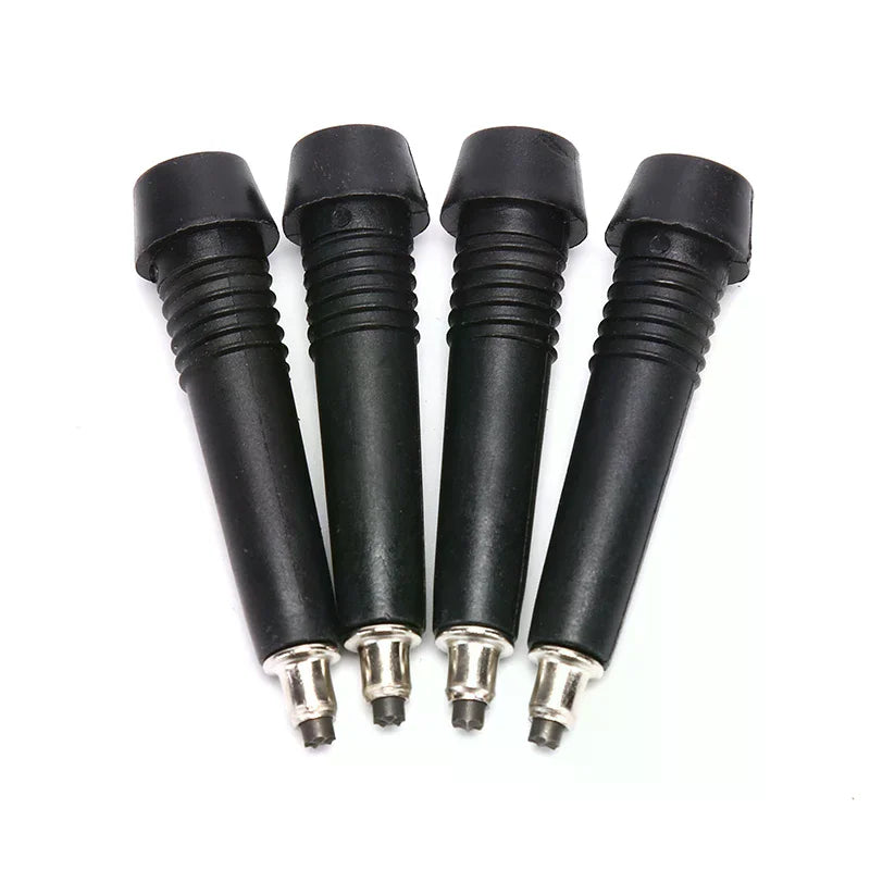 4pcs Tungsten Carbide Trekking Pole Tips – Nordic Walk Replacement Trekking Pole Tips PLUSH