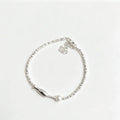 Silver Fish & Imitation Pearl Link Bracelet for Women Fashion Bracelet PLUSH Bracelet