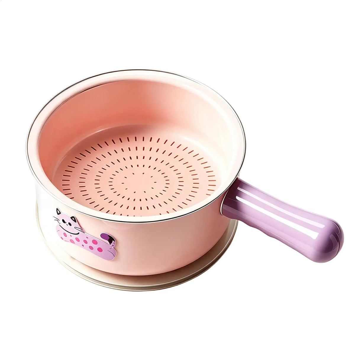 Double-Layer Fruit Washing Basket & Colander with Handle Kitchen Colander Basket PLUSH