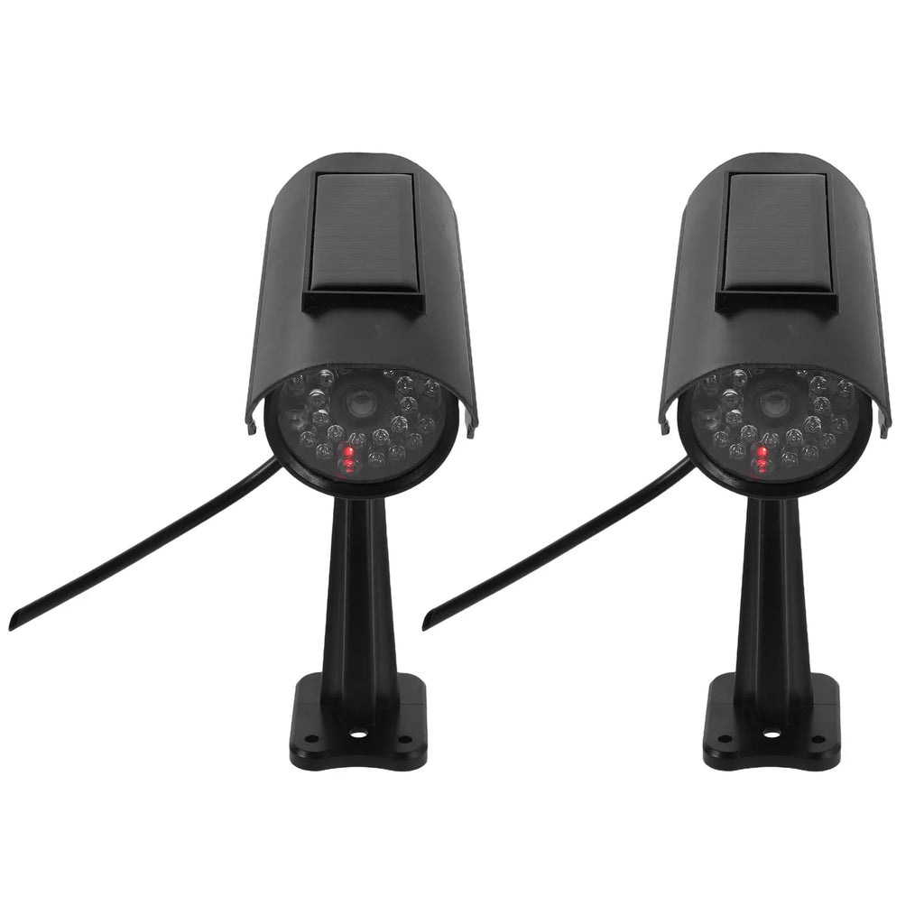 2-Pack Dummy Dome Security Cameras – Realistic CCTV Decoys Dummy Security Camera PLUSH