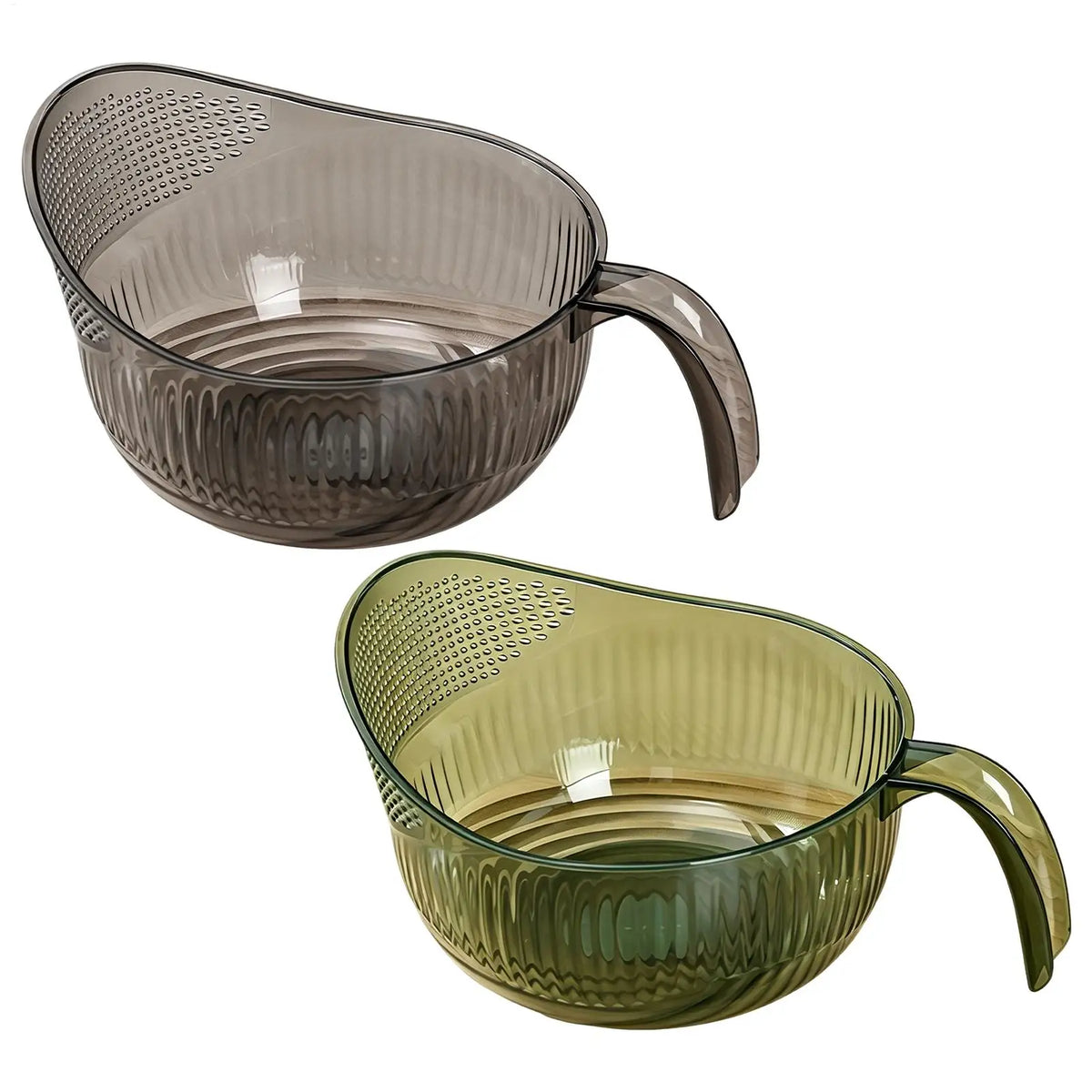 Rice Washing Bowl Colander Strainer Basket – Kitchen Drainer Kitchen Colander Strainer PLUSH