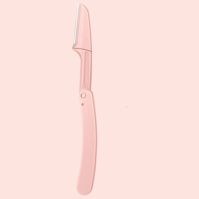 Folding Face Razor & Eyebrow Trimmer for Women – 1pc Eyebrow Trimmer Razor PLUSH